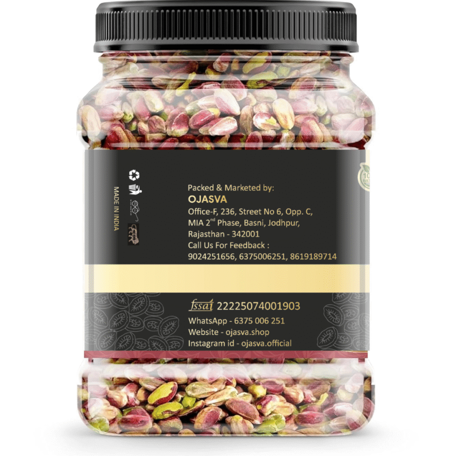 Ojasva Unsalted Pistachio Kernels2