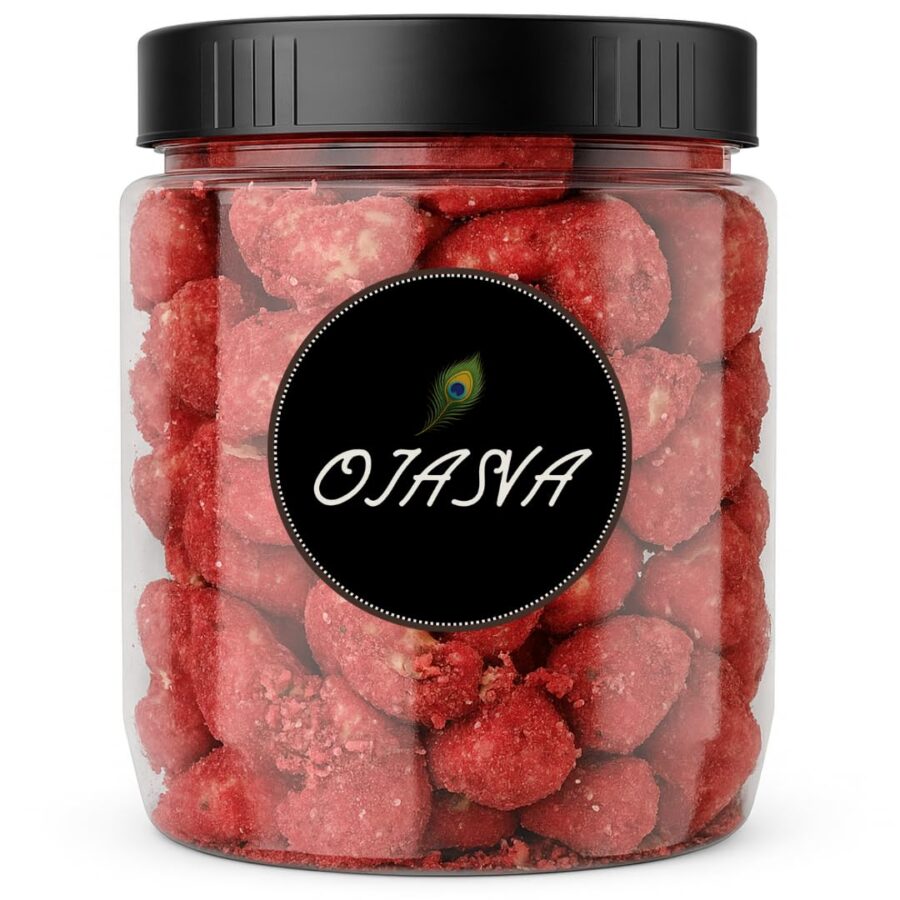 Ojasva Rose Petal Flavoured Cashew | Premium Flavoured Kaju.