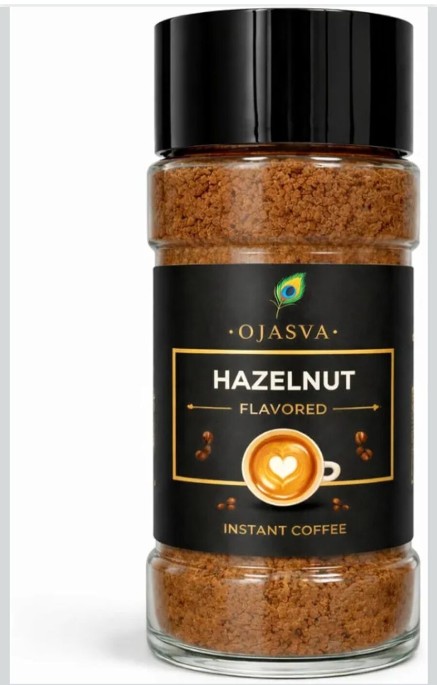 Ojasva Hazelnut Flavored Instant Coffee | Premium Aromatic Blend|70 gm.
